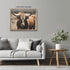 Posterizer 1 pcs- Beuatiful black bull print in the desert-Art for Animal Lovers- Gift for Men Women Entrepreneur Teens-Living Room Bedroom Decor...