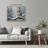 Posterizer 1 pcs-owl in nature-winter snowy scene in oil painting style-1-Art for Animal Lovers-Landscape & Nature Art-Decor for Home & Office- un...