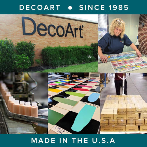 DecoArt Triple Thick Gloss Glaz, 8 fl oz Bottle,White Blue...