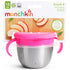 Munchkin® Snack+™ Stainless Steel Snack Catcher Cup with Lid, 9 Ounce, Pink, 1 Pack...