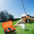 BOVKE Carrying Case Compatible with Blue Tees Golf Player Go Compact GPS Speaker Bluetooth Music & Audible GPS Portable Speaker, Mesh Pocket for C...
