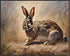 Posterizer 1 pcs- Beautiful rabbit lying on the ground print-Art for Animal Lovers- Gift for Men Women Entrepreneur Teens-decor for Bedroom, Offic...