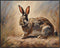 Posterizer 1 pcs- Beautiful rabbit lying on the ground print-Art for Animal Lovers- Gift for Men Women Entrepreneur Teens-decor for Bedroom, Offic...