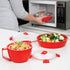Sistema 1109ZS Microwave Collection Noodle Bowl 1 Count (Pack of 1) Red...