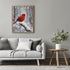 Posterizer 1 pcs-cute little bird in snowy winter scene -13-Art for Animal Lovers-Landscape & Nature Art-Decor for Home & Office- unframed wall ar...