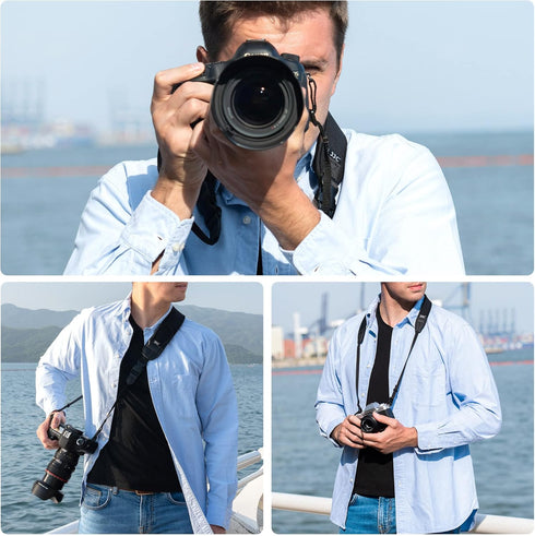 DSLR Camera Neck Strap, Soft Neoprene Shoulder Belt for Canon EOS R5 R6 5D Mark IV 6D Mark II SL3 SL2 T8i T7 T7i 90D 80D Nikon D6 D5 DF D850 D810 ...