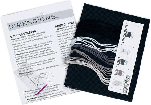 DIMENSIONS Black Moon Cat Counted Cross Stitch Kit, Multi-Color...