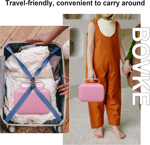 BOVKE Carrying Case for OMRON Evolv Bluetooth Wireless Upper Arm Blood Pressure Monitor, BP7000 One-Piece Design Portable OMRON BP Monitor Storage...