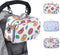 Non-Slip Stroller Organizer Bag for Diapers with Insulated Pocket, Stroller Hooks and Adjustable Strap,Universal Fit Most Strollers, Fruits...