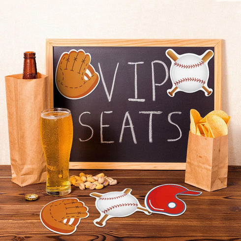 90 Pieces Baseball Paper Cut-outs Baseball Theme Cutouts for Baseball Themed Party Decoration, 3 Styles and 4.7 Inch Long...