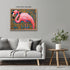 Posterizer 1 pcs- pretty pink flamingo with mosaic background-Art for Animal Lovers- Living Room Bedroom Decor- unframed wall art...