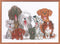 Janlynn Counted Cross Stitch Kit, Dogs of Duck Port, 15" x 10"...