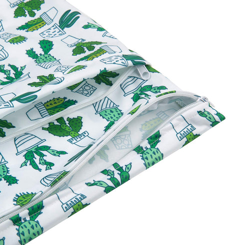 babygoal Wet Dry Bags for Baby Cloth Diapers, Washable Travel Bags, Beach, Pool, Gym Bag for Swimsuits & Wet Clothes with Two Zippered Pockets 3 P...