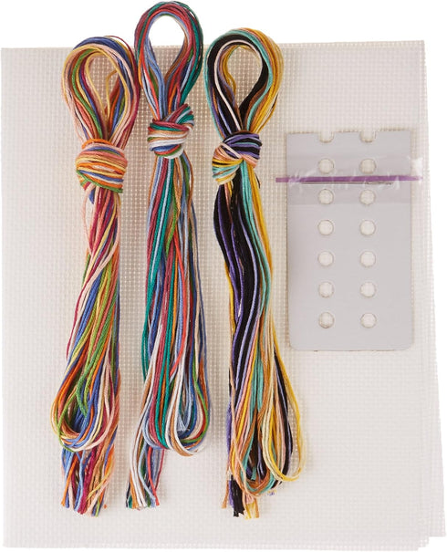 Janlynn Cross Stitch Kit 10"X12"-Bath Time Rules (14 Count), White...