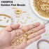 1500pcs 6mm Gold Flat Round Spacer Beads Disc Loose Jewelry Making Beads for DIY Bracelet Necklace Earring Craft Supplies...