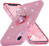 Wisdompro Case for iPhone XR, Cute Glitter Bling Sparkle Protective Case with Ring Kickstand, Women Girls Phone Case for 6.1 Inch Apple iPhone XR ...