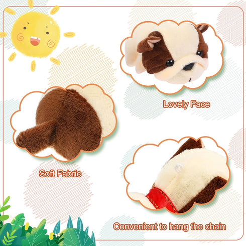 Sumind 9 Pcs Mini Plush Dog Stuffed Animals Bulk Dog Plush Party Favors Small Soft Plush Dog Toy for Goodie Bag Fillers Kids Baby Show Birthday Va...