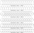 PAGOW 96Pcs Earring Hoop Jewelry Making, Hypoallergenic Teardrop Square Round Silver Earrings Beading Hoop Bulk for DIY Crafts Accessories Supplie...