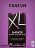 Canson XL Series Marker Paper, Foldover Pad, 9x12 inches, 100 Sheets (18lb/70g) - Artist Paper for Adults and Students...