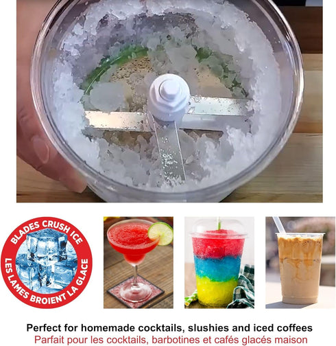 Starfrit Pull Chopper - Multi Purpose Manual Food Processor - Three Blade System for a Faster Cut - From Large Chunks to Purée - Self-Retracting C...