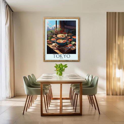 Posterizer 1 pcs-travel poster-Tokyo Japan-Adventure Wall Art Gift for Men Women Entrepreneur Teens Decor for Home & Office- unframed wall art...