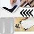 4 Pcs Anti-Slip Rug Grips, Double Sided Non-Slip Carpet Tape, Dual Sided Adhesive Rug Pad Gripper Keep Corners Flat,Non Slip Rug Pads for Hardwood...