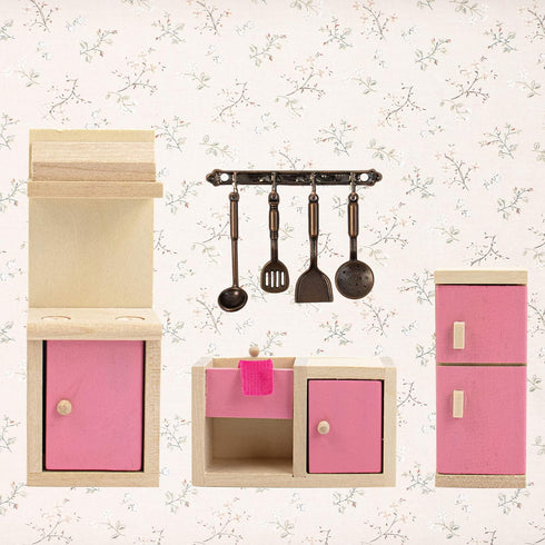 AUEAR, 5 Pack 1:12 Mini Home Kitchen Accessories Kit Spoon Shovel Cookware Tools for Kitchen Decoration...