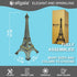allgala 15" Eiffel Tower Statue Decor Alloy Metal, Bronze...