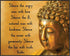Posterizer 1 pcs-Silence the Angry Man With Love- Spiritual-Buddha-Quotes-Motivational & Inspirational Art-Gift For Buddhism Meditation philosophy...
