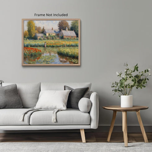 Posterizer 1 pcs- beautiful jungle trees scenary landscape 6-Landscape & Nature Art-Floral Botanical Art- Decor for Home & Office- unframed wall a...