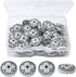 50pcs 10mm Alloy Antique Silver Spacer Bead Flower Bead Spacers European Spacers Jewelry Spacer Charms with A Box for Bracelet Necklace Jewelry Ma...