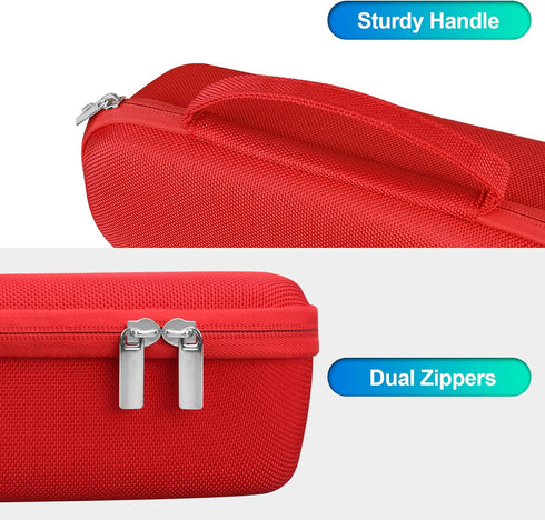 BOVKE Carrying Case Compatible with Beats Pill Wireless Bluetooth Speaker, Beats Pill Portable Speaker Holder Bag with Extra Mesh Pocket for Charg...