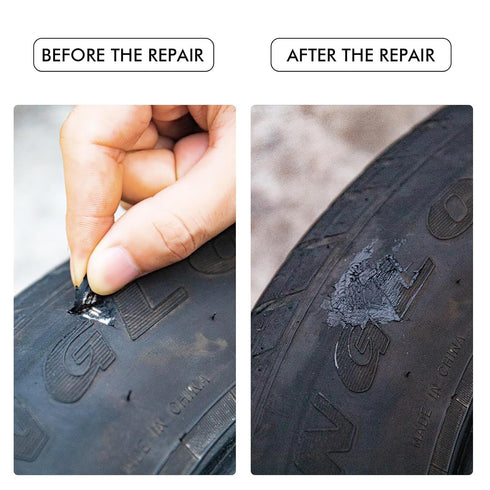 Black Tire Repair Glue Rubber Adhesive for Sidewall Bonding or Tire Puncture, Instant Super Glue for Rubber, Tires, Boots, Belt, DIY Crafts, Rubbe...