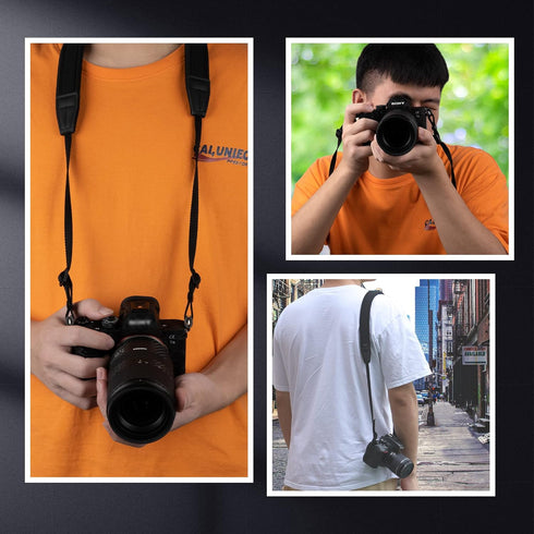 Mirrorless Camera Neck Strap Shoulder Belt for Sony ZV-E10 A7C A6600 A6500 A6400 A7 IV III A7R V IV A7S III A9 II Fujifilm X-T5 X-T4 X-T30 II Niko...
