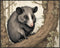 Posterizer 1 pcs- Possum on a tree with green leaves-Art for Animal Lovers- Gift for Men Women Entrepreneur Teens-Living Room Bedroom Decor- unfra...