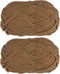 2Skeins Chenille Yarn Blanket Yarn 2x100g/7.1oz #6 Super Bulky Polyester Soft Knitting for Crochet Weaving Bag Scarf Hat, Brown......