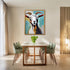 Posterizer 1 pcs- white and brown majestic goat-chic decor-Art for Animal Lovers-Abstract & Modern Art- Decor for Home & Office- unframed wall art...