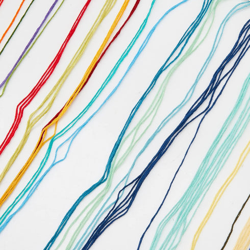 Dimensions 70-35345 'Love Is' Counted Cross Stitch Kit for Beginners, 14 Count White Aida Cloth, 6'' x 18'', Blue...