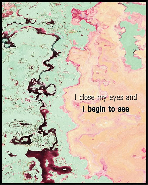 Posterizer 1 pcs-Funky Colorful Patel Hippy Poster-Quotes and Poems-Gift For Buddhism Meditation philosophy Fans- unframed wall art...