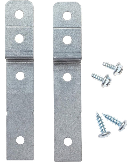 IMPRESA Dishwasher Side Mount Bracket Kit - Compare to DWBRACKIT1 - Electrolux and Frigid Air -Compatible - 2 Brackets and 4 Screws Included - By Impresa Products