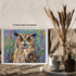 Posterizer 1 pcs- cute yellow eyed brown owl-Art for Animal Lovers-Landscape & Nature Art- Living Room Bedroom Decor- unframed wall art...