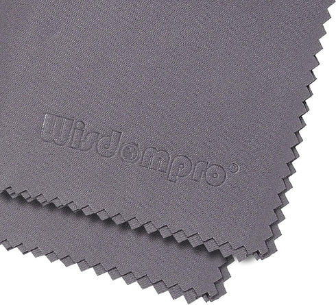 Wisdompro 8-Pack 6x7 Inches Microfiber Cleaning Cloth for Camera Lens, Glasses, Phone, iPhone, iPad, Tablet, Laptop, LCD TV, Computer Screen, Moni...