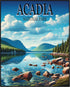 Posterizer 1 pcs-Acadia Jordan Pond National Park Travel Poster-Adventure Wall Art-GIft for Men Women Teens-Decor for Home & Office- unframed wall...
