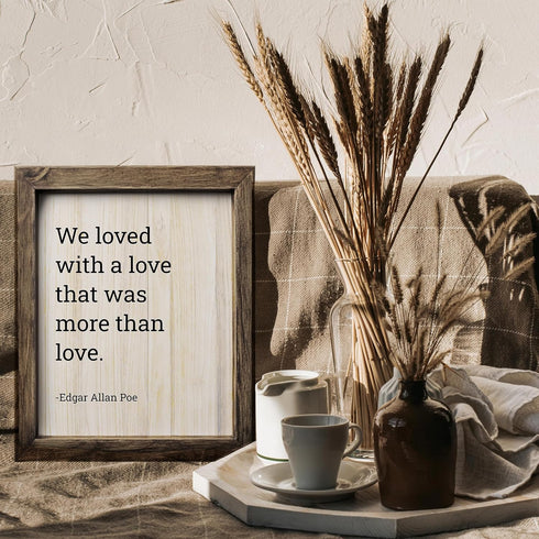 Posterizer 1 pcs-Edgar Allan Poe Quote-Annabel Lee Poem-Quotes and Poems-Romantic Art-Gift for Teachers-Decor for Home & Office- UNFRAMED Wall Art...