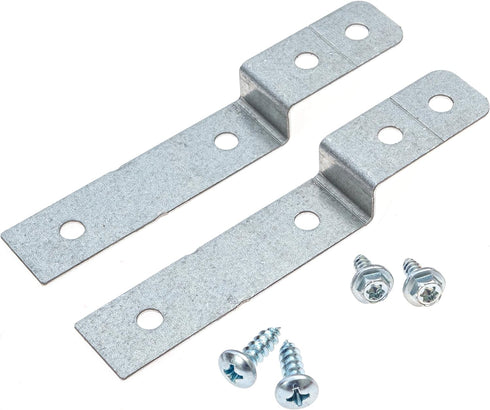 IMPRESA Dishwasher Side Mount Bracket Kit - Compare to DWBRACKIT1 - Electrolux and Frigid Air -Compatible - 2 Brackets and 4 Screws Included - By Impresa Products
