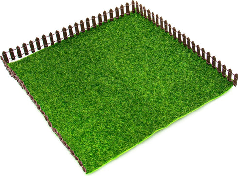AUEAR, Artificial Garden Grass Life-Like Lawns Squares Fake Fairy Grass Mats Fake Turf Patch Ornament Garden Grass Decoration (3 Pack, 12"x12")...