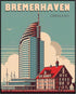Posterizer 1 pcs-travel poster-Bremerhaven-Germany-Adventure Wall Art Gift for Men Women Entrepreneur Teens Decor for Home & Office- unframed wa...