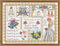 Janlynn 50577 Counted Cross Stitch Kit 13.25"X10", Wedding Collage (14 Count)...