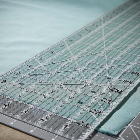 Fiskars® Sewing Ruler (6"x 24") - Sewing and Quilting Ruler with Gridlines - Arts and Craft Supplies - Clear/Black...