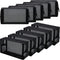Frienda 10 Pieces Mesh Makeup Bag Portable Mesh Cosmetic Bag Black Mesh Zipper Pouch Breathable Travel Toiletry Bag for Home Offices Travel Access...